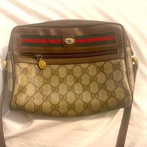 Gucci Ophidia GG Supreme Coated Canvas Crossbody Camera Shoulder Bag